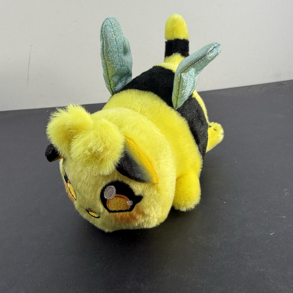 Aphmau Bumble Bee Cat MeeMeows Plush Mystery Safari Limited Edition 6" Yellow
